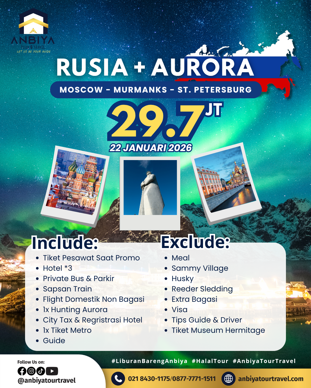 RUSIA & HUNTING AURORA