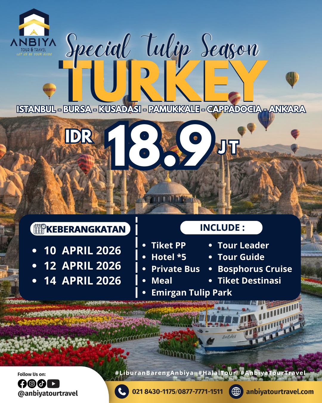 turkey tulip season 2026