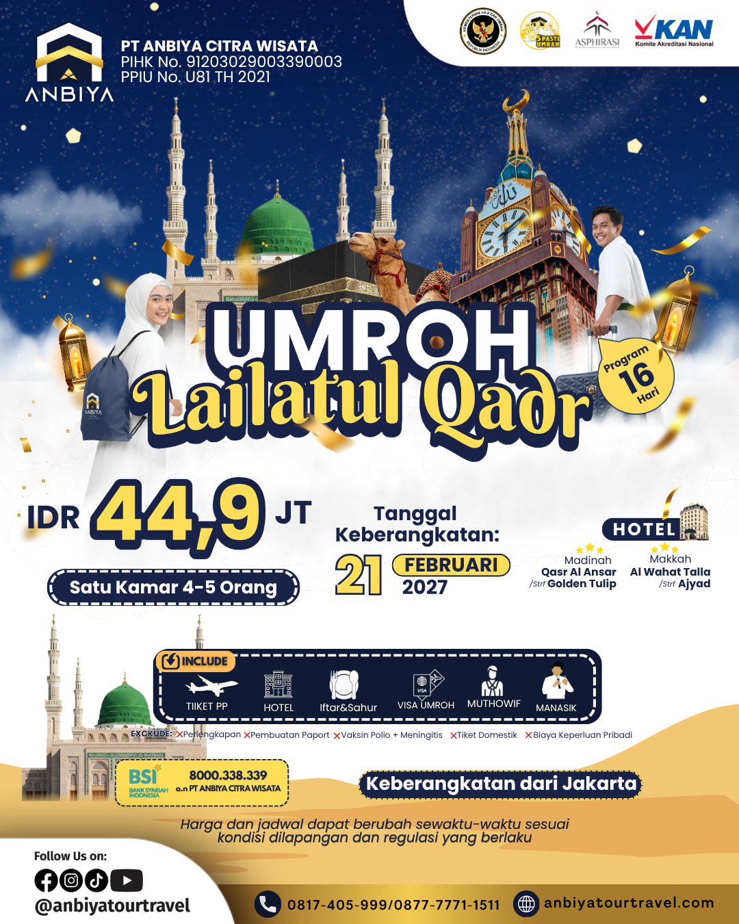 UMROH LAILATUL QADR 16D 44,9 JT